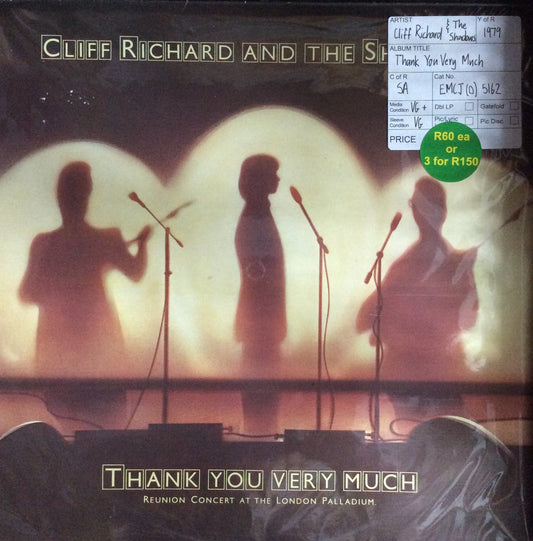 Cliff Richard & The  Shadows - Thank You Very Much