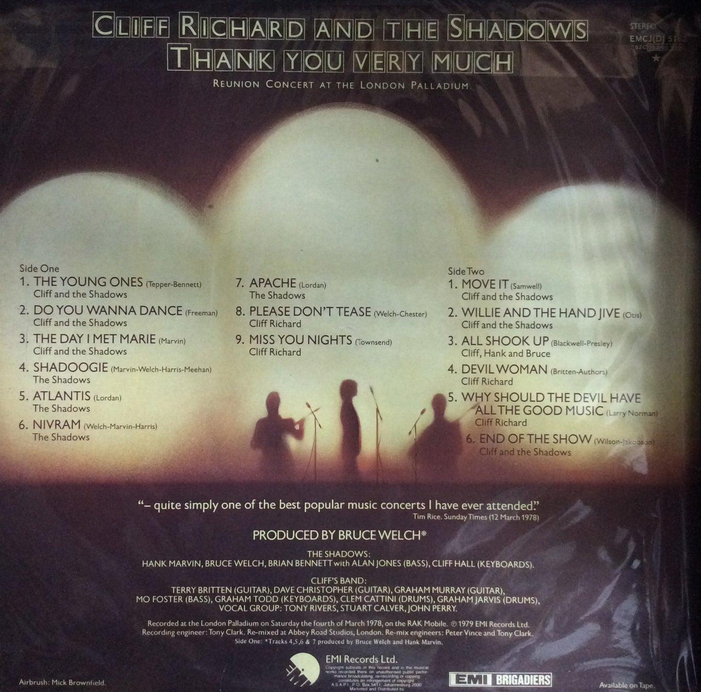 Cliff Richard & The  Shadows - Thank You Very Much