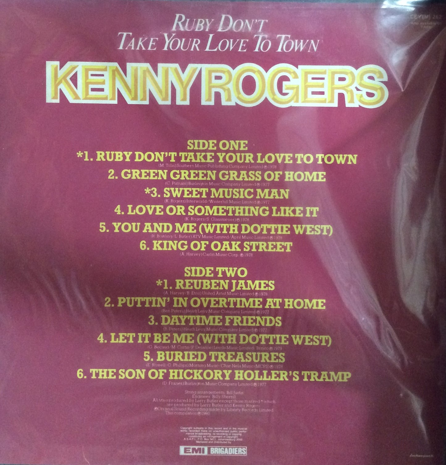 Kenny Rogers - Ruby Don’t Take Your Love To Town