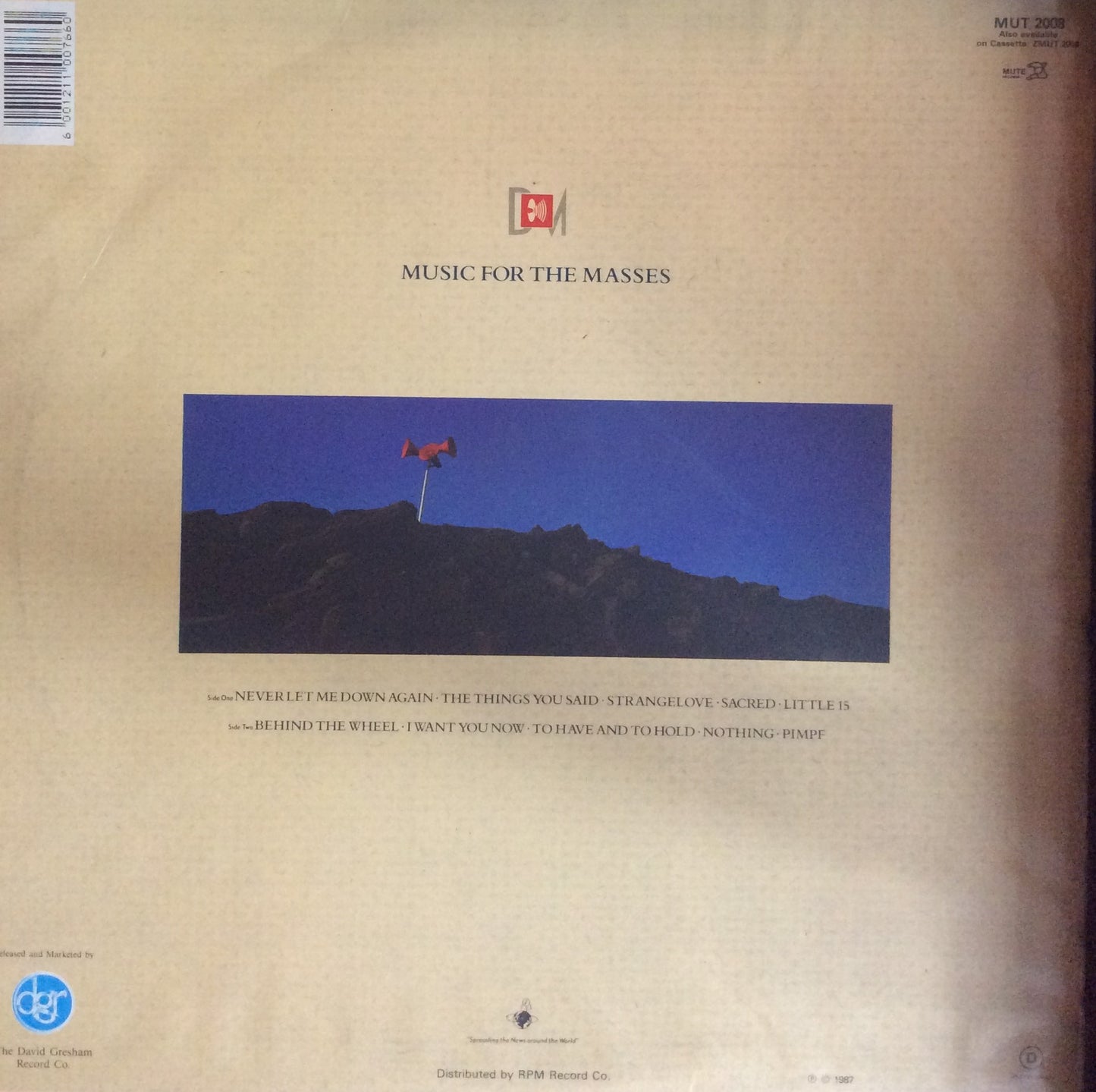 Depeche Mode - Music For Masses