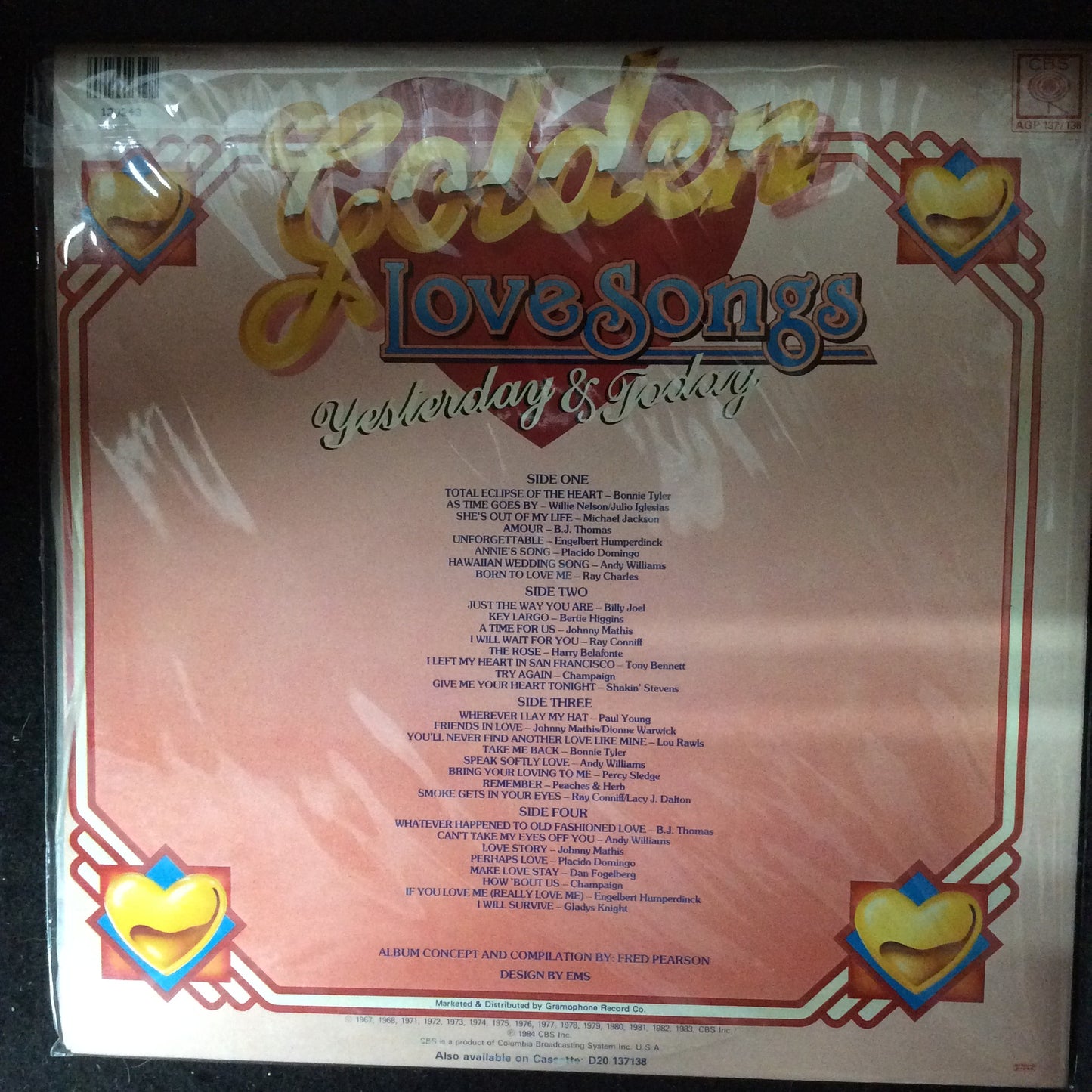 Various - Golden Love Songs Yesterday & Today