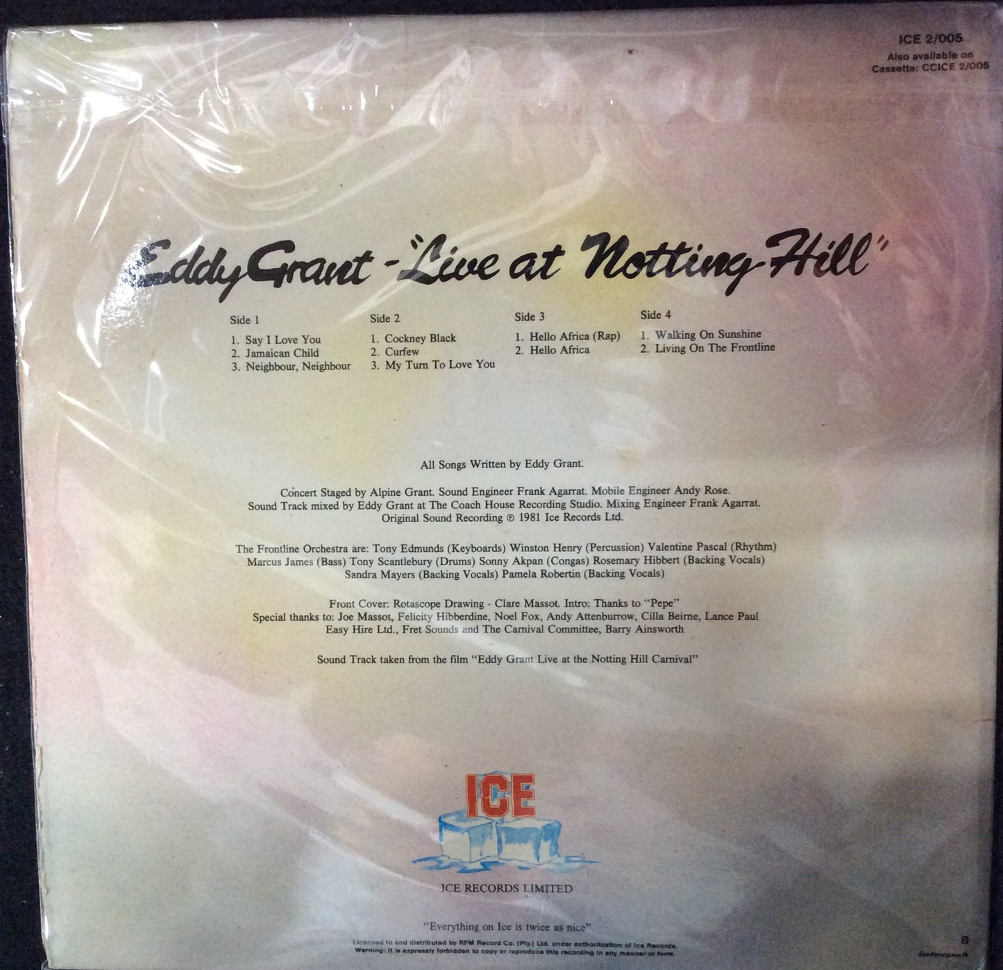 Eddy Grant - Live At Notting Hill