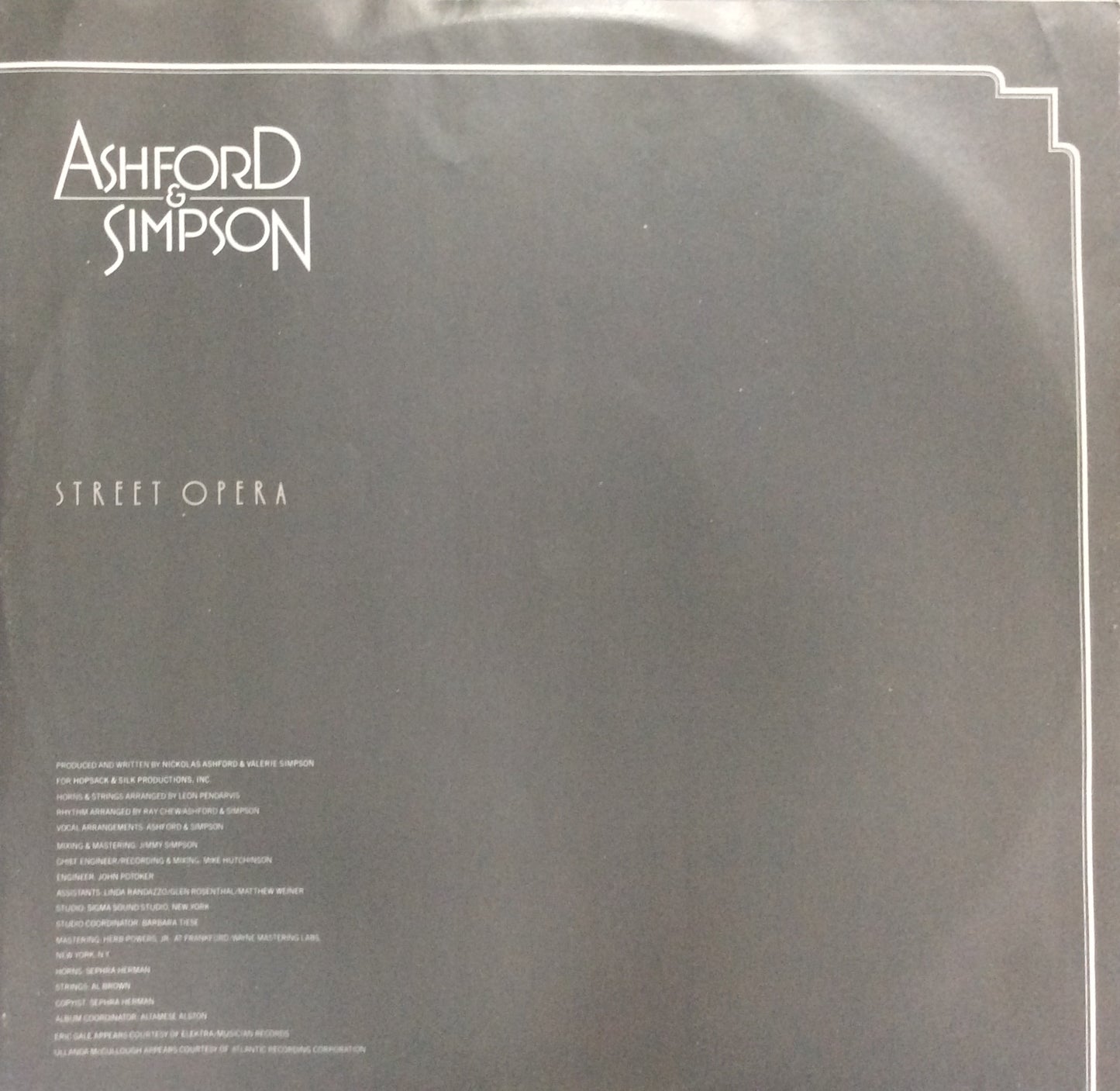 Ashford & Simpson - Street Opera