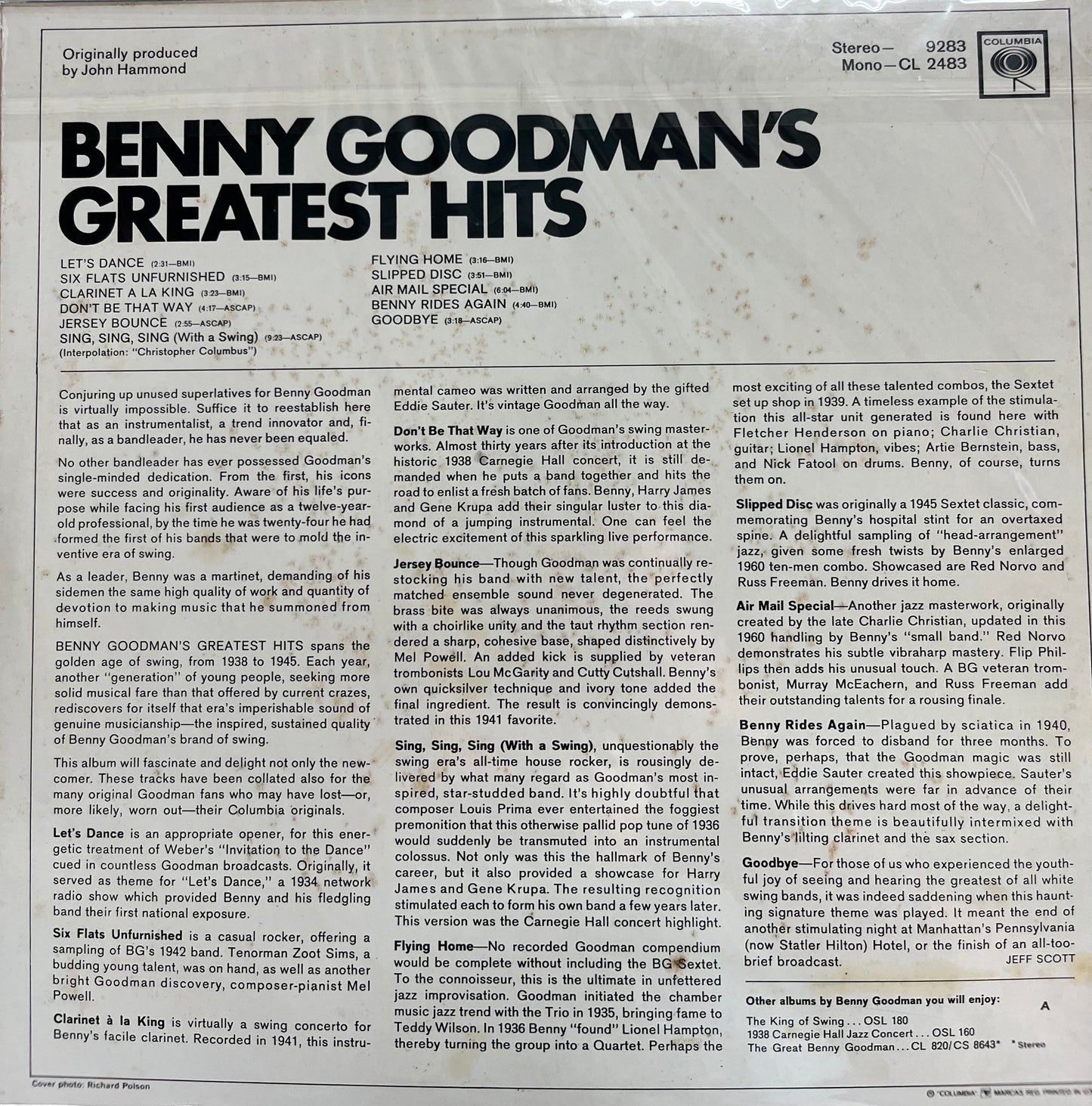 Benny Goodman - Greatest Hits
