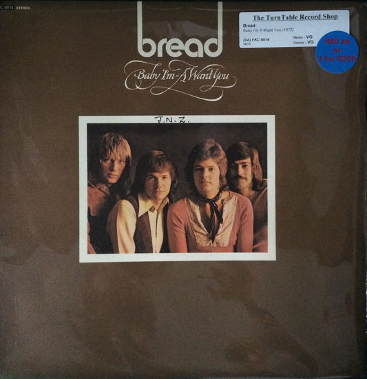 Bread - Baby I'm-A Want You