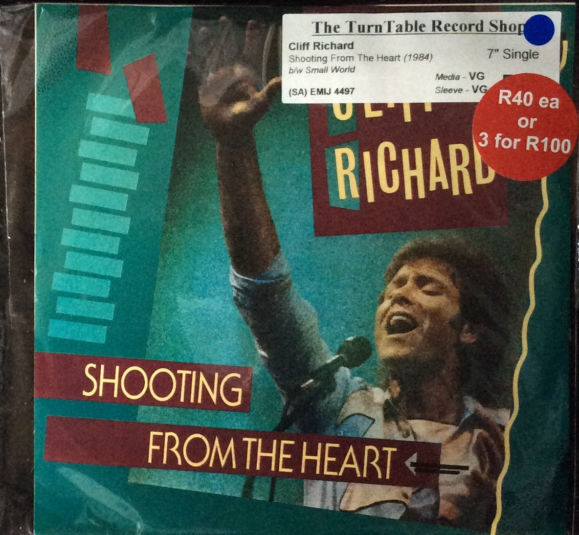 Cliff Richard - Shooting From The Heart (7" Single)