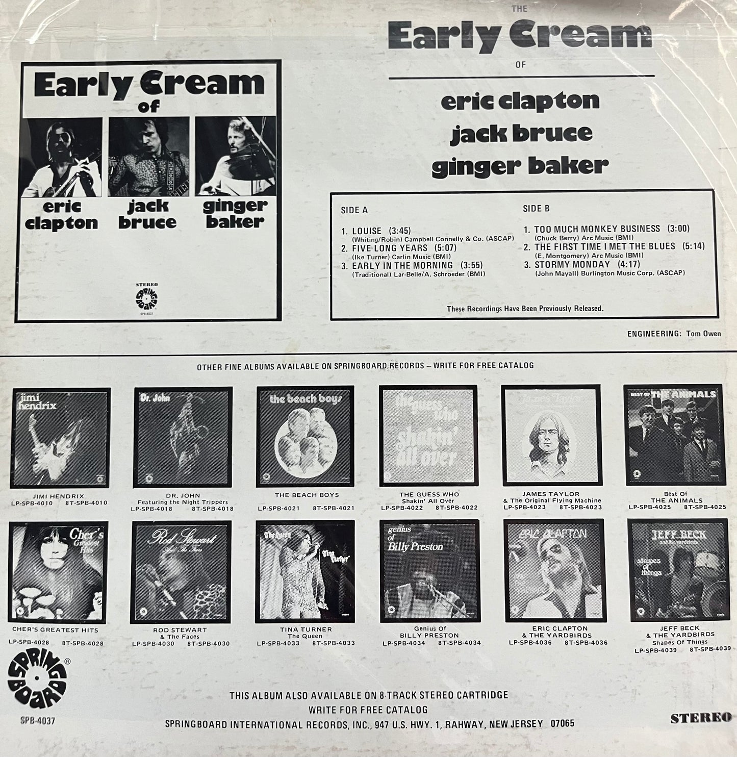 Cream - Early Cream