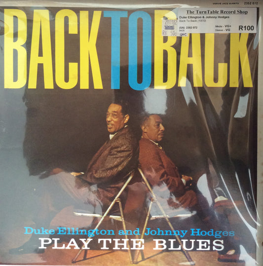 Duke Ellington & Johnny Hodges - Back To Back