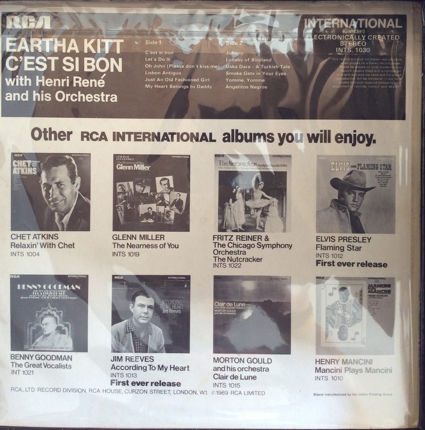 Eartha Kitt - C'est Si Bon