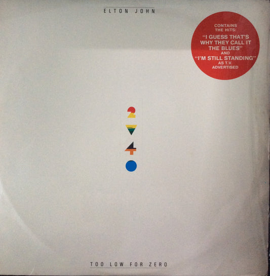 Elton John - Too Low For Zero