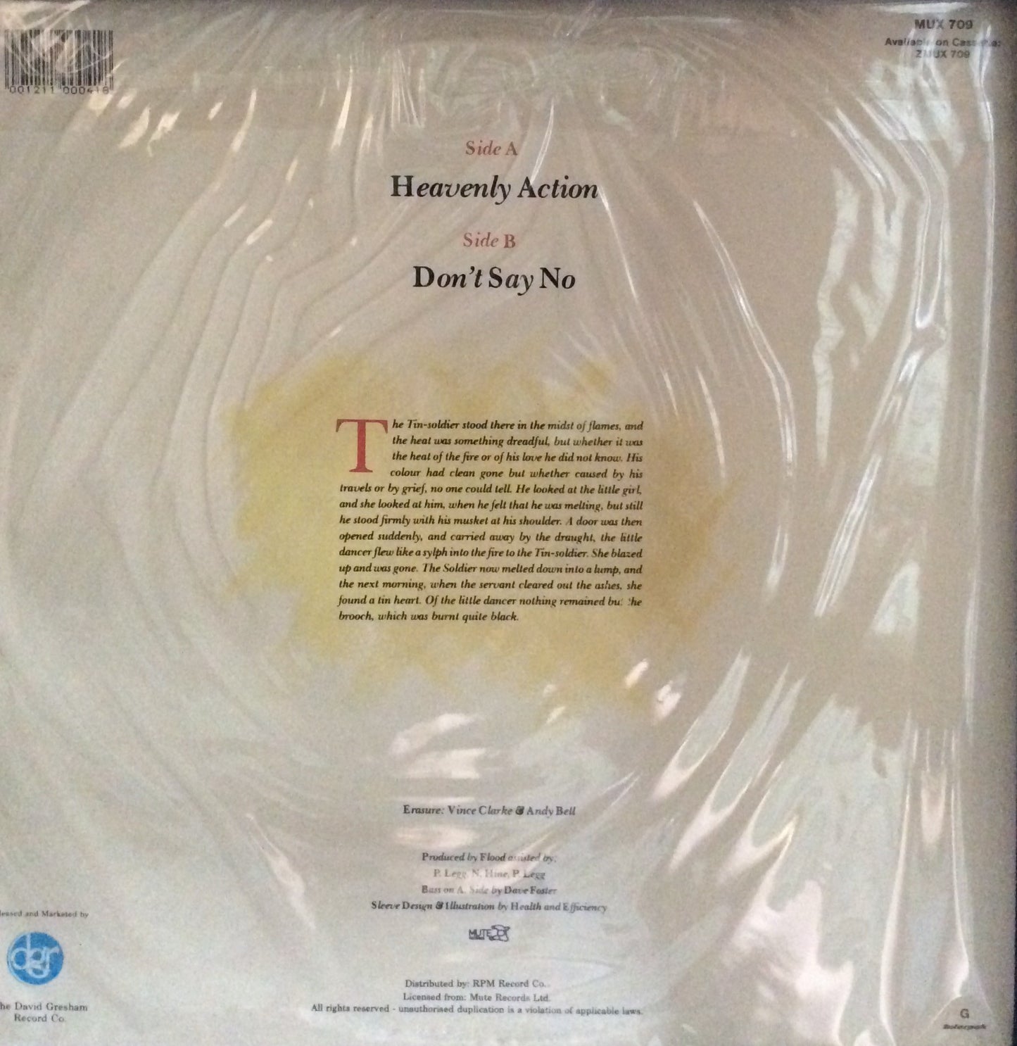 Erasure - Heavenly Action - 12" Maxi