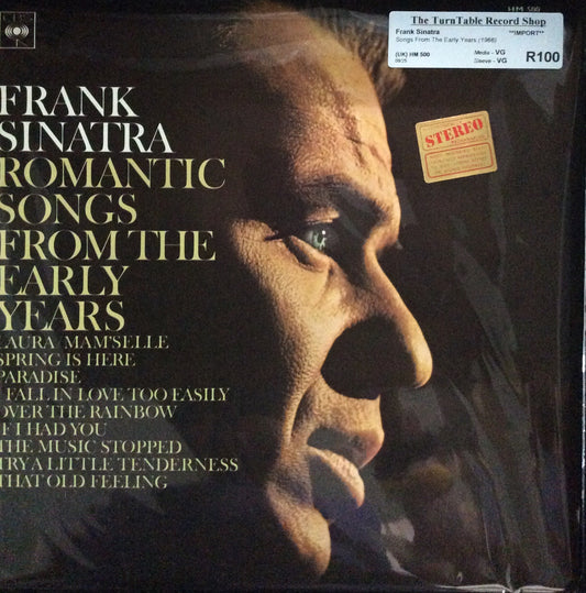 Frank Sinatra - Romantic Songs From The Early Years