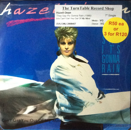 Hazell Dean - They Say It's Gonna Rain (7" Single)