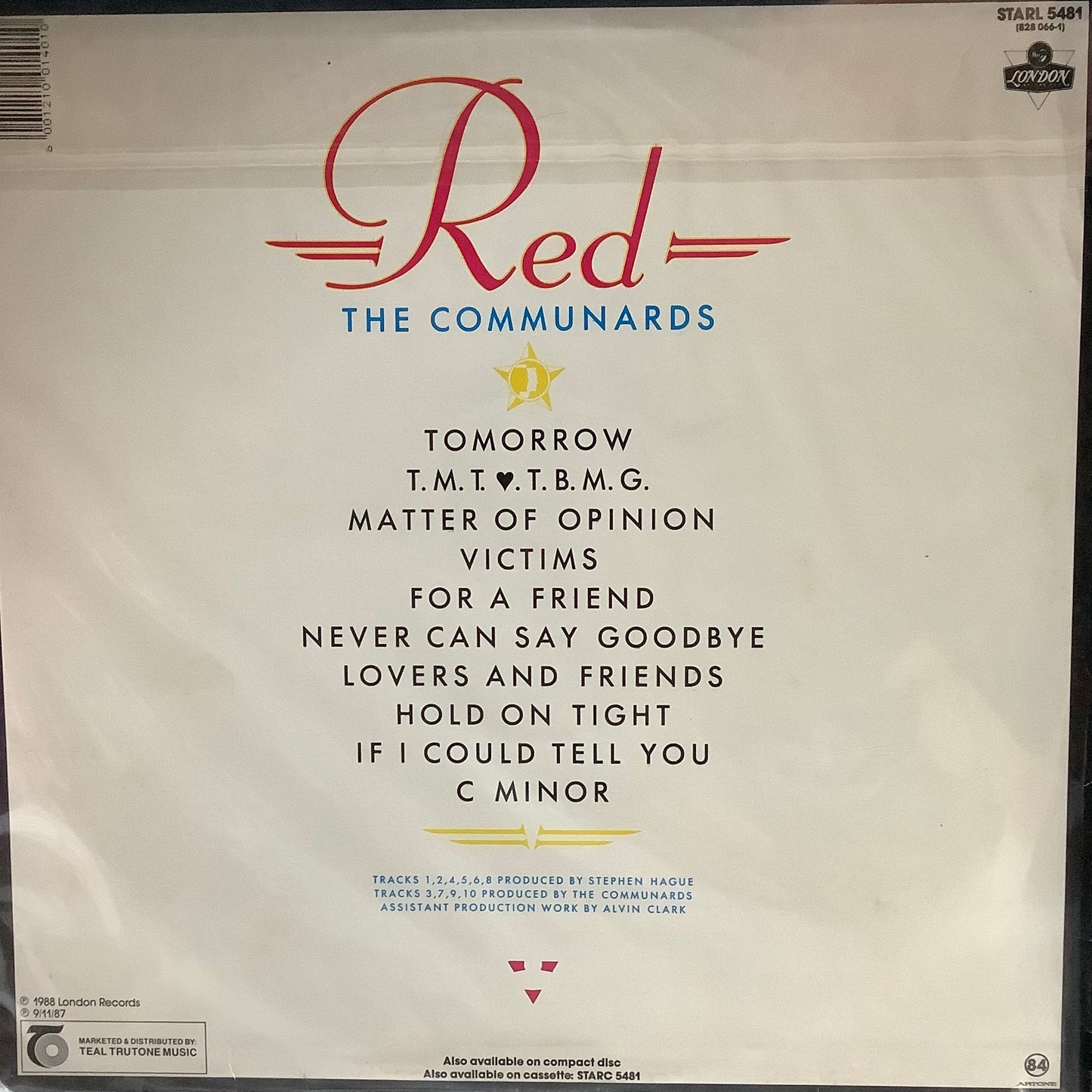 Communards, The - RED