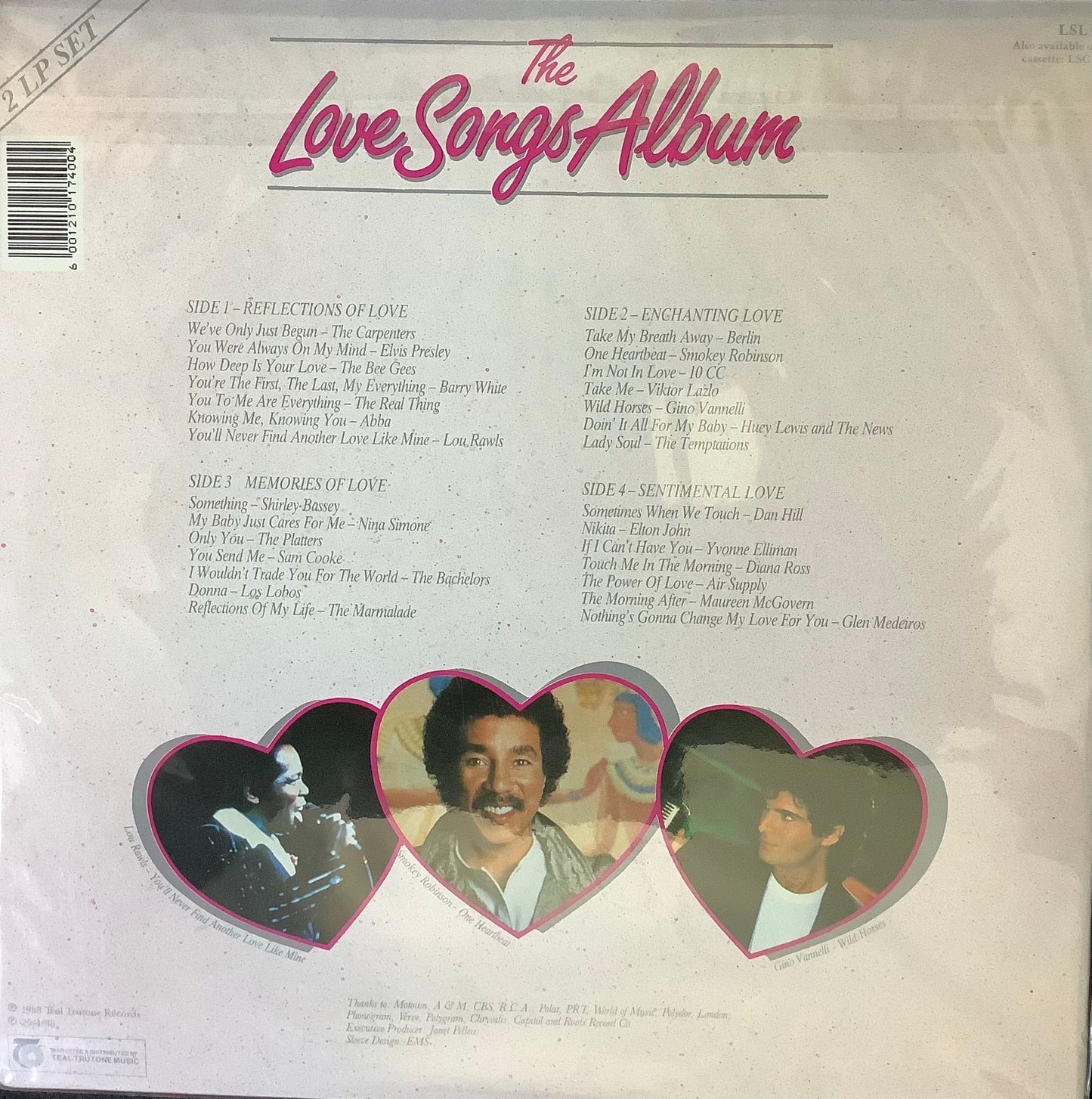 Various Artists - The Love Songs Album