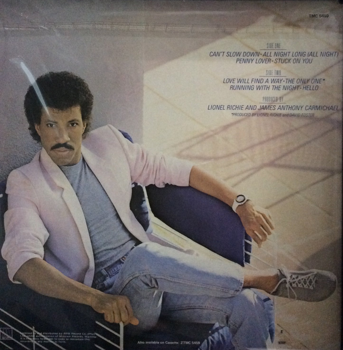 Lionel Richie - Can't Slow Down