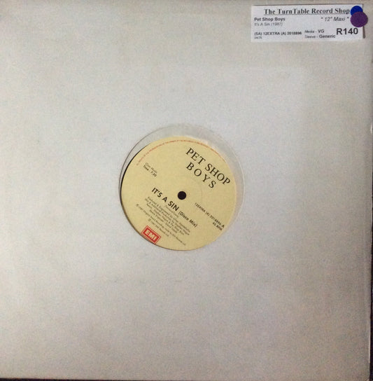 Pet Shop Boys - It's A Sin