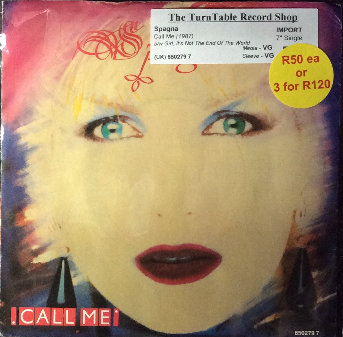 Spagna - Call Me (7" Single)