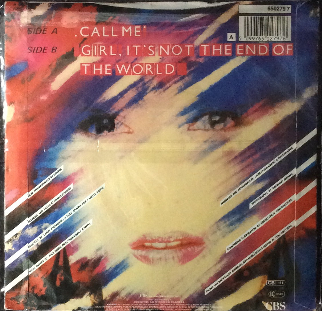 Spagna - Call Me (7" Single)