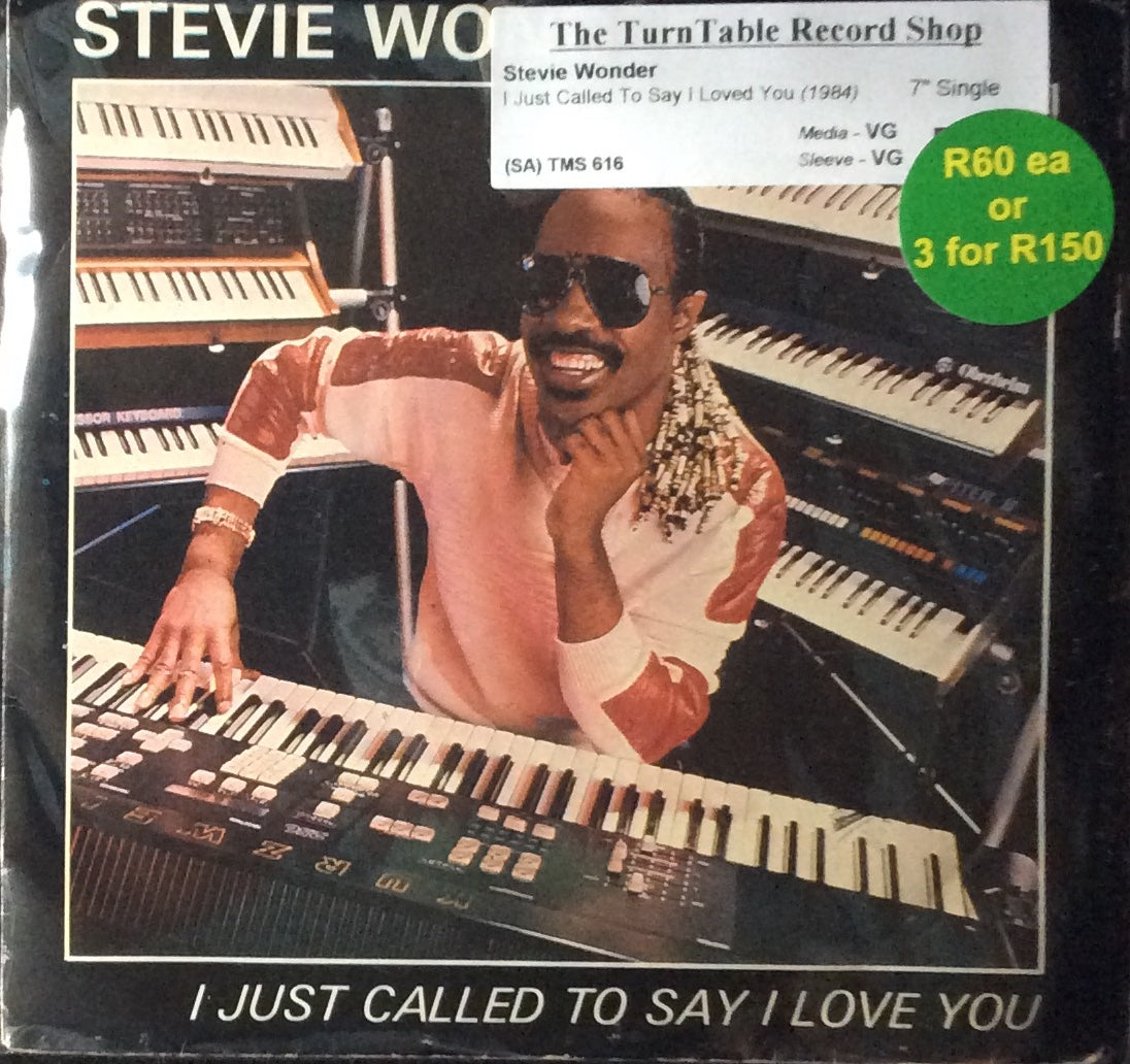 Stevie Wonder - I Just Called To Say I Loved You (7" Single)