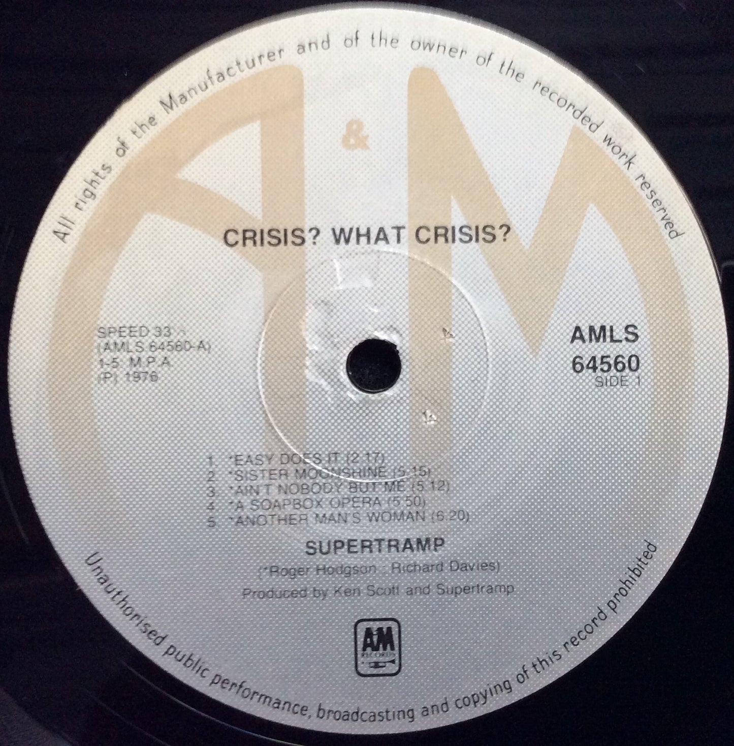 Supertramp - Crisis? What Crisis?