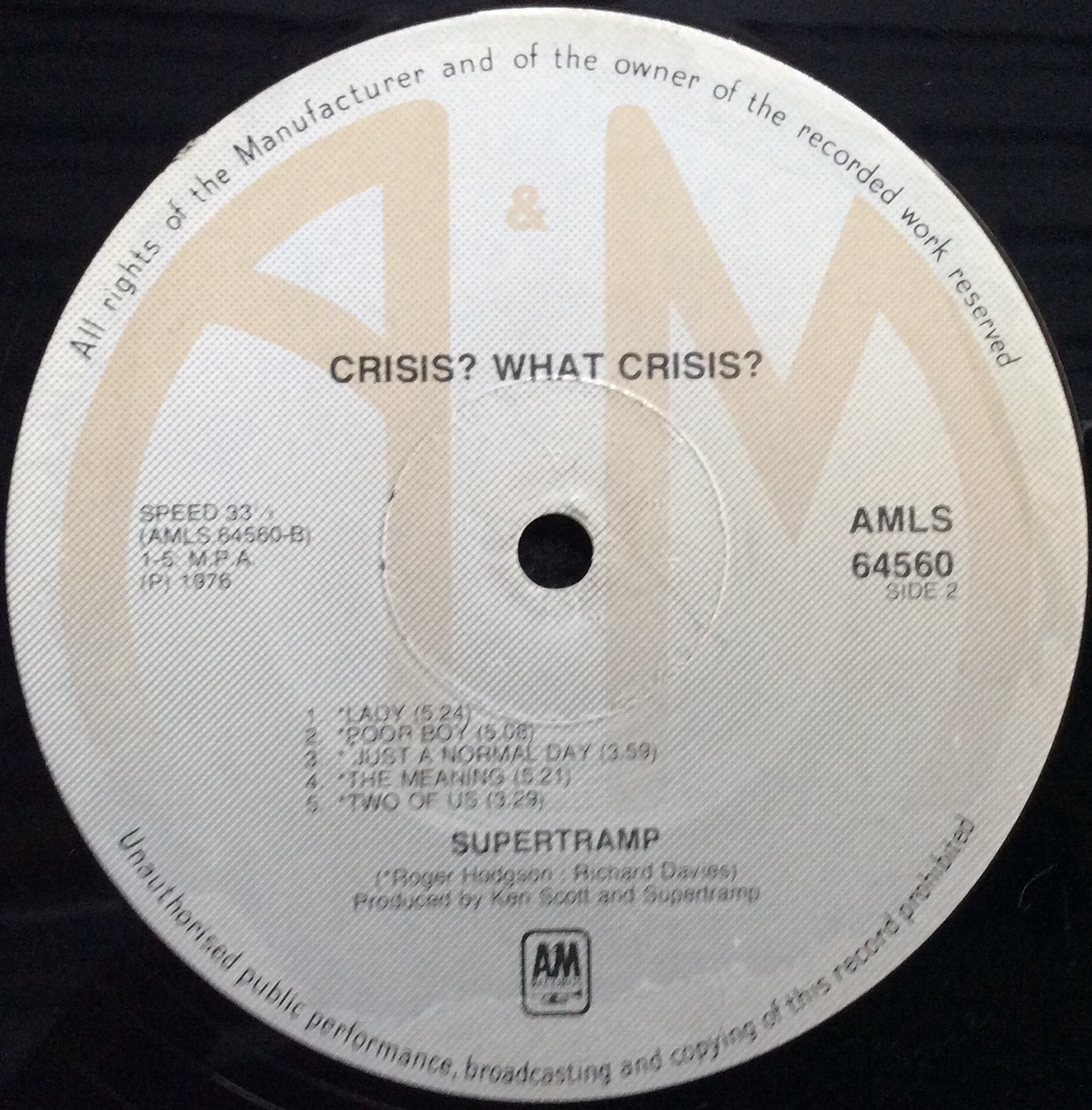 Supertramp - Crisis? What Crisis?