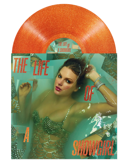 Taylor Swift - The Life Of A Showgirl (PORTOFINO ORANGE GLITTER VINYL)