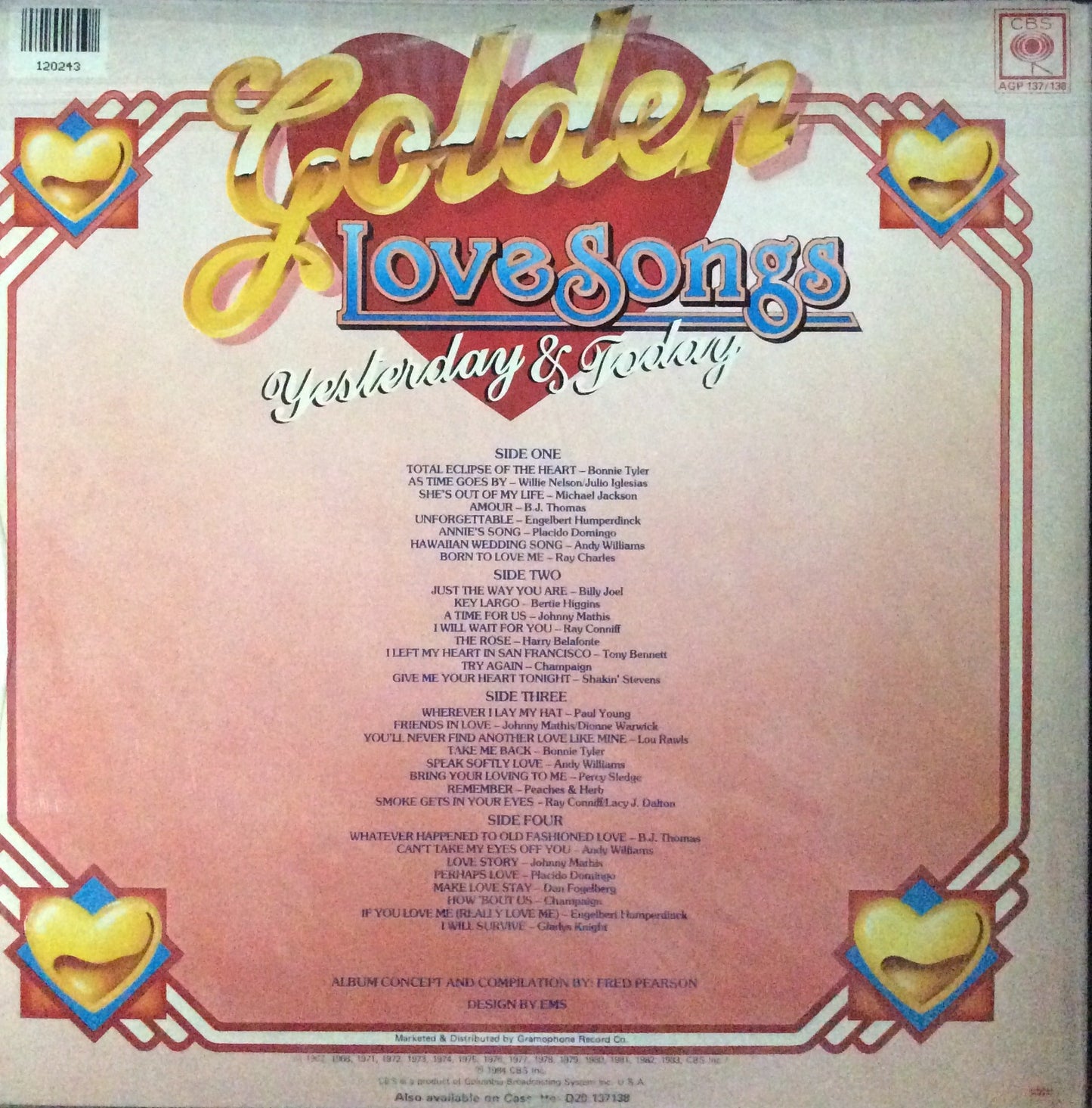 Various - Golden Love Songs Yesterday & Today