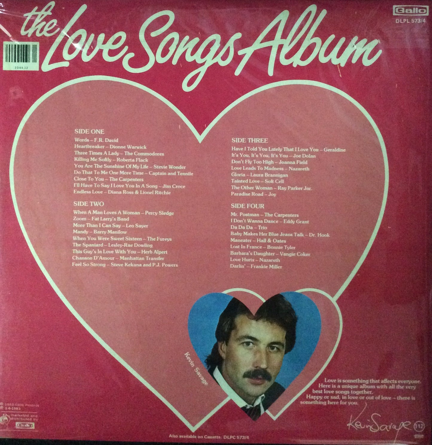 Various Artists - The Love Songs Album