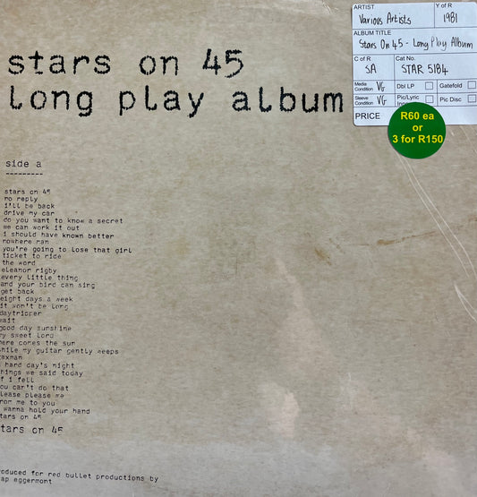 Various Artists - Stars On 45 - Long Play Album