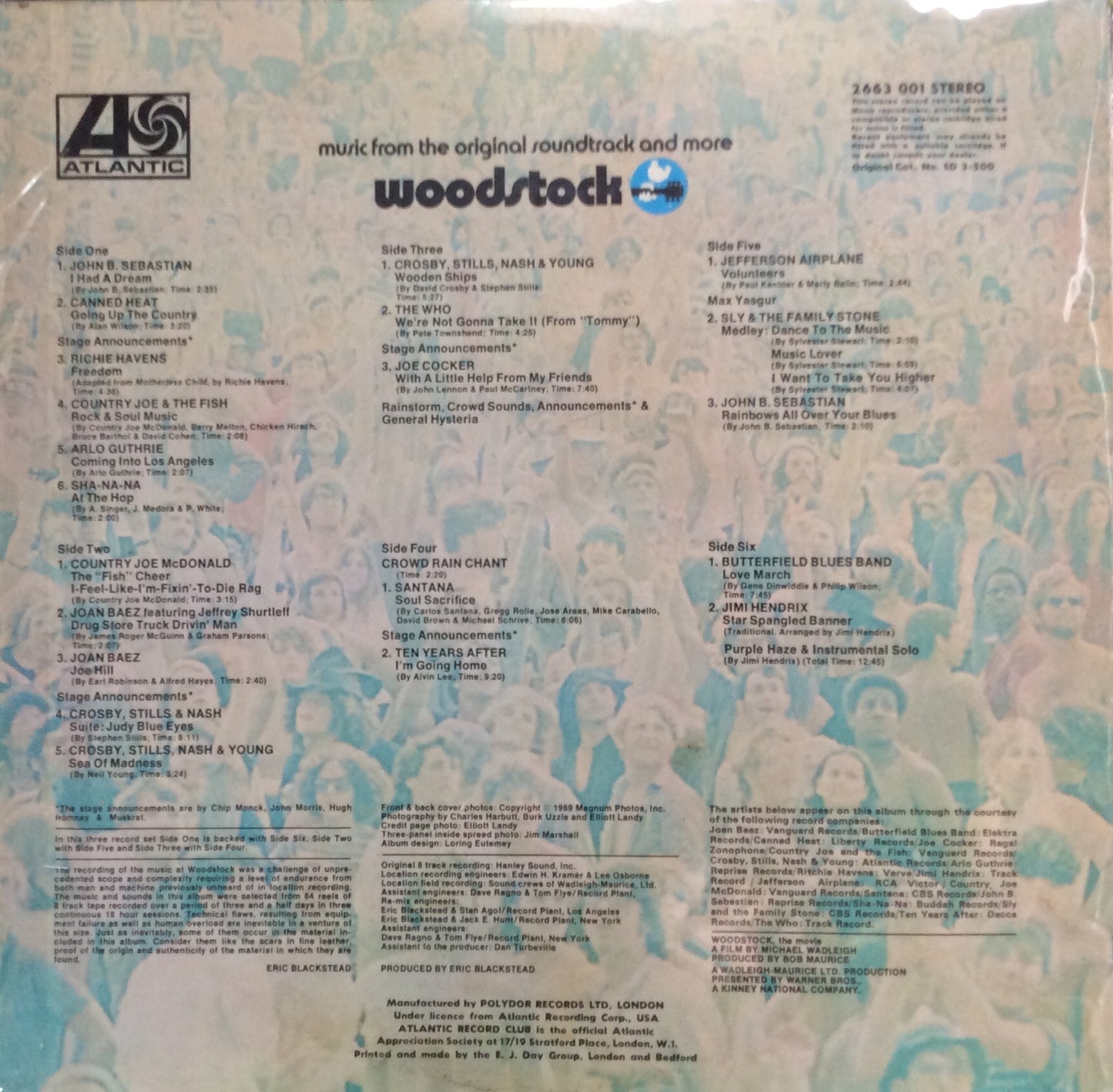 Various Artists - Woodstock 3-LP