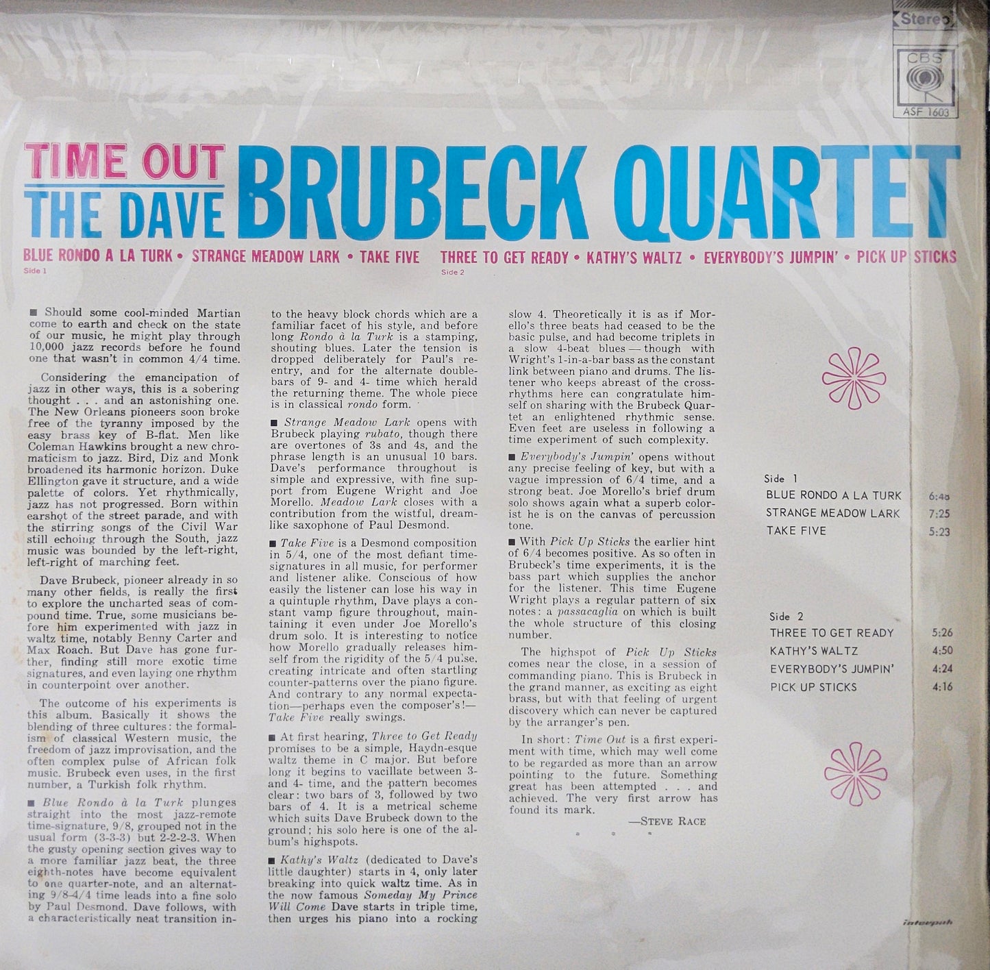 The Dave Brubeck Quartet - Time Out