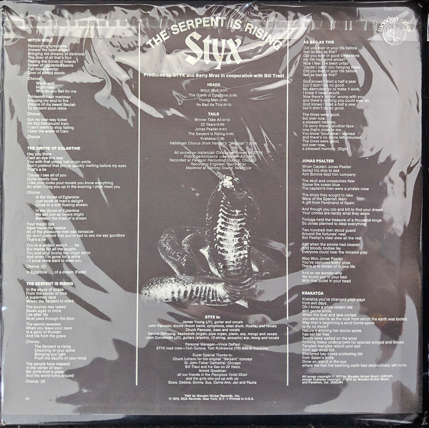Styx - The Serpent Is Rising