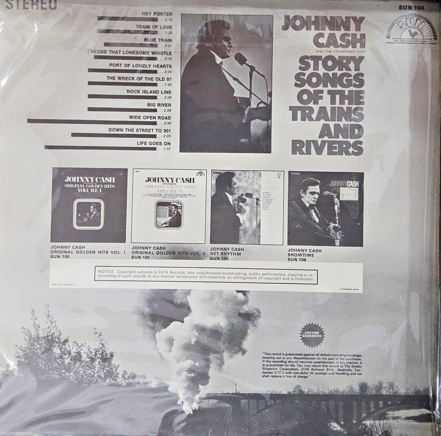 Johnny Cash & The Tennessee Two - Story Songs Of The Trains And Rivers