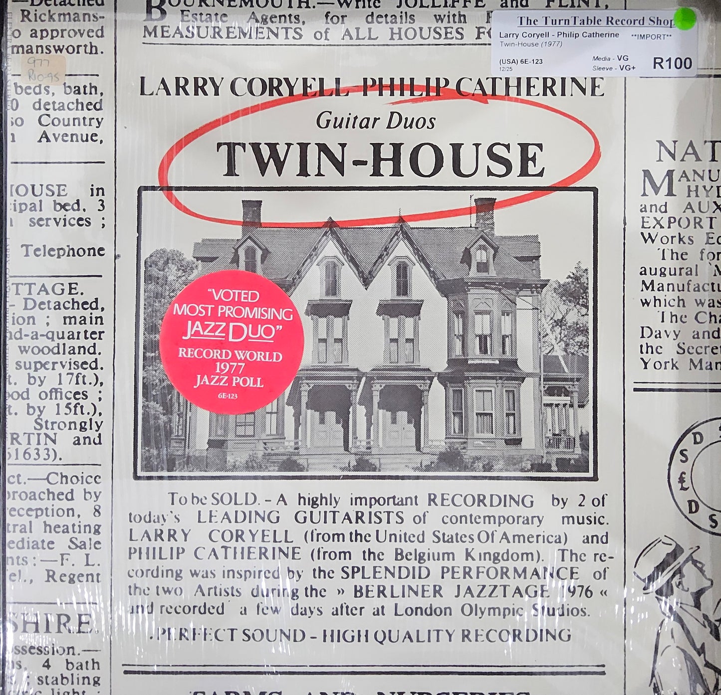 Larry Coryell / Philip Catherine - Twin-House