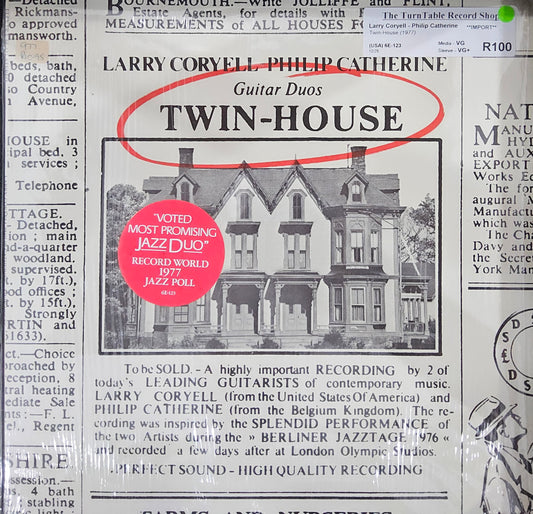 Larry Coryell / Philip Catherine - Twin-House