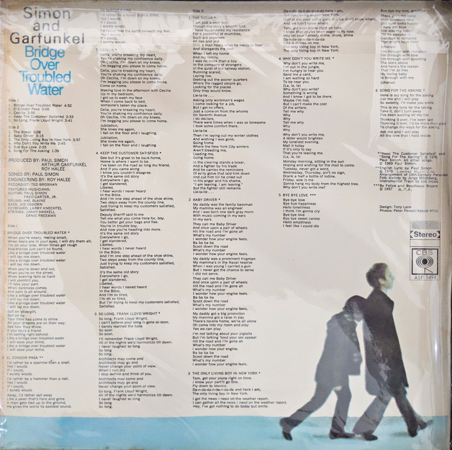 Simon & Garfunkel - Bridge Over Troubled Water