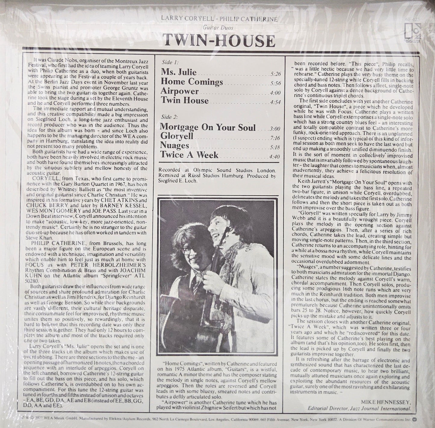 Larry Coryell / Philip Catherine - Twin-House