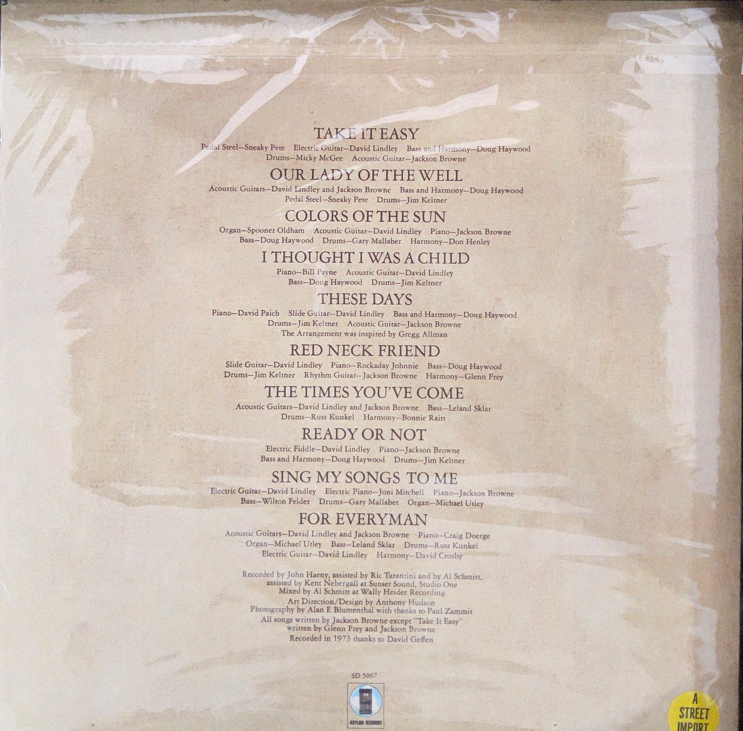 Jackson Browne - For Everyman