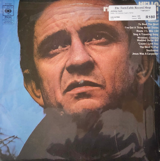 Johnny Cash - Hello, I'm Johnny Cash