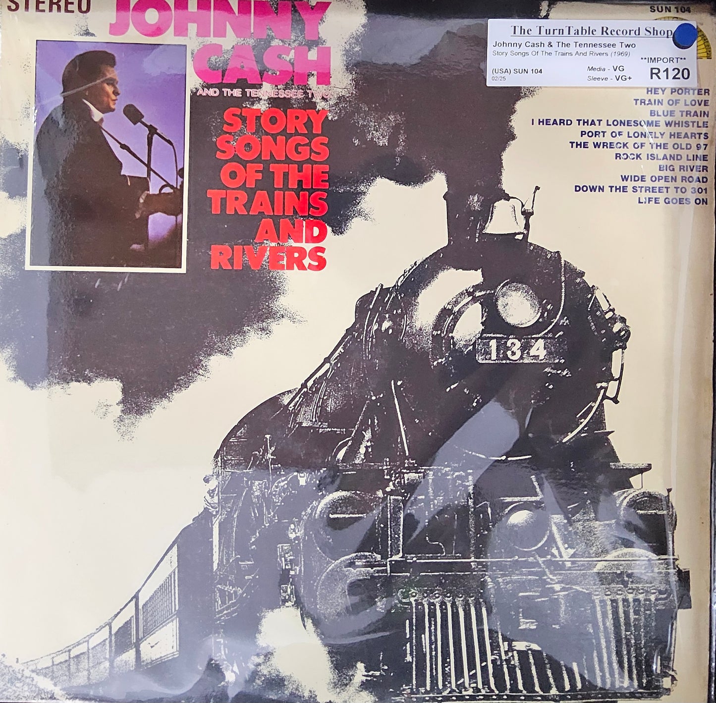 Johnny Cash & The Tennessee Two - Story Songs Of The Trains And Rivers